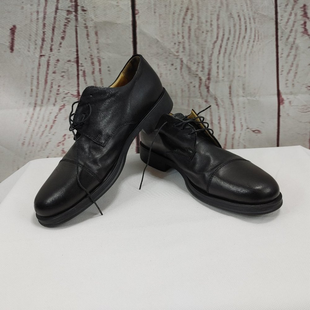 Joseph & Feiss International Men's Black Leather Dress Shoes Size 11